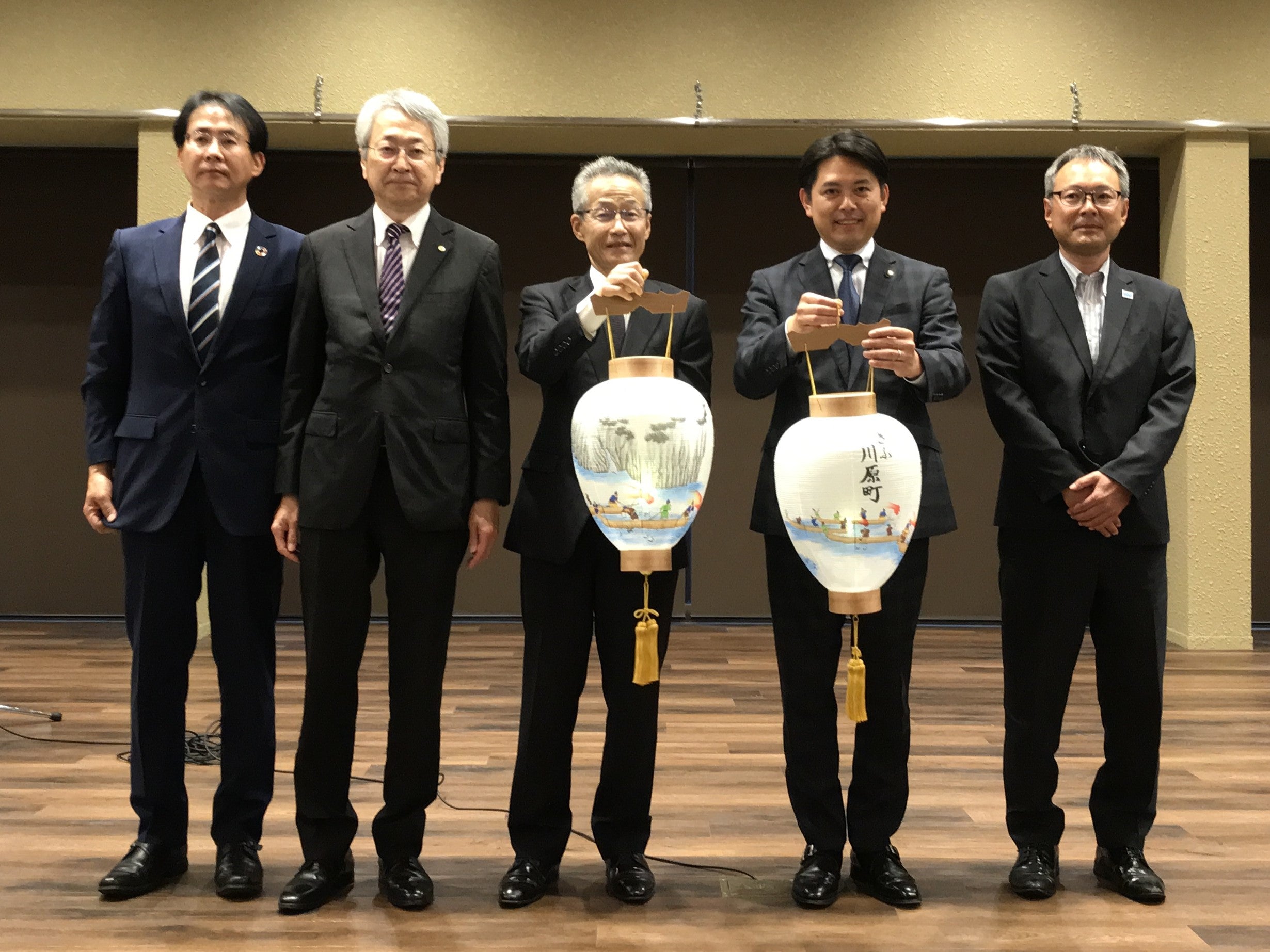川原町まちづくり会 川原町提灯お披露目式 2024.5.7 – 安藤提灯