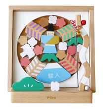 画像をギャラリービューアに読み込む, Puca(プーカ)<br>破魔弓飾り<br>木製/初節句