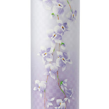 画像をギャラリービューアに読み込む, 陽光【胡蝶蘭 濃ワイン】<br>創作提灯/盆提灯<br>手描き/銅紛仕上<br>正絹/和紙/岐阜県産