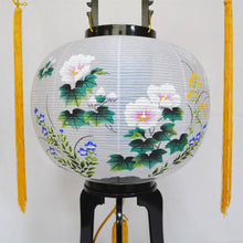 画像をギャラリービューアに読み込む, 大内行灯 尺寸<br>万芭 PC 菊蒔絵<br>ビニロン (回)