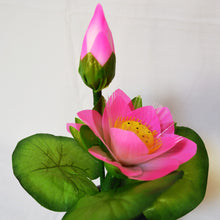 画像をギャラリービューアに読み込む, 姫蓮 himehasu<br> イルミネーション造花<br> 仏花/盆提灯/インテリア【送料無料】