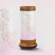 画像をギャラリービューアに読み込む, 宝生360<br>創作提灯/回転灯<br>絹二重/木製<br>盆提灯/岐阜県産