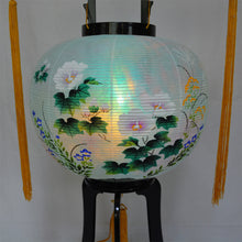 画像をギャラリービューアに読み込む, 大内行灯 尺寸<br>万芭 PC 菊蒔絵<br>ビニロン (回)