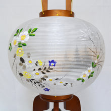 画像をギャラリービューアに読み込む, 大内行灯 12号<br>行徳①【左右対】<br>木製けやき 絹二重張