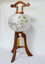 画像をギャラリービューアに読み込む, 大内行灯 12号<br>行徳①【左右対】<br>木製けやき 絹二重張