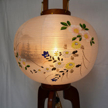 画像をギャラリービューアに読み込む, 大内行灯 12号<br>行徳①【左右対】<br>木製けやき 絹二重張