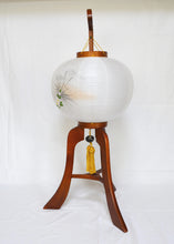 画像をギャラリービューアに読み込む, 大内行灯 12号<br>行徳①【左右対】<br>木製けやき 絹二重張