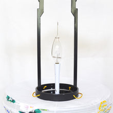 画像をギャラリービューアに読み込む, 大内行灯 尺寸<br>万芭 PC 菊蒔絵<br>ビニロン (回)