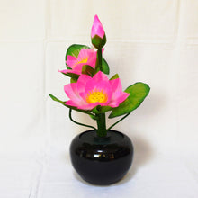 画像をギャラリービューアに読み込む, 姫蓮 himehasu<br> イルミネーション造花<br> 仏花/盆提灯/インテリア【送料無料】