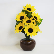 画像をギャラリービューアに読み込む, ひまわり<br> イルミネーション造花<br> 仏花/盆提灯/インテリア