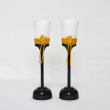 画像をギャラリービューアに読み込む, 油灯(対)<br>黄色房【雲竜シート】<br>8号~11号 4種類<br> 節句/雛人形/五月人形