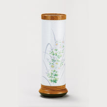 画像をギャラリービューアに読み込む, 宝生570<br>創作提灯/回転灯<br>絹二重/木製<br>盆提灯/岐阜県産