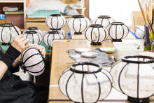 画像をギャラリービューアに読み込む, ぼんぼり光触媒<br>【焼桐調】雪洞/木製<br>照明/デスクランプ