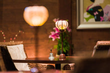 画像をギャラリービューアに読み込む, ぼんぼり光触媒<br>【焼桐調】雪洞/木製<br>照明/デスクランプ