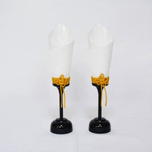 画像をギャラリービューアに読み込む, 燭台・青海波/しろ<br>【サイズ・3種類】<br>25号・30号・35号<br>2本セット/コードレス<br>五月人形/雛人形