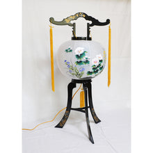 画像をギャラリービューアに読み込む, 大内行灯 尺寸<br>万芭 PC 菊蒔絵<br>ビニロン (回)