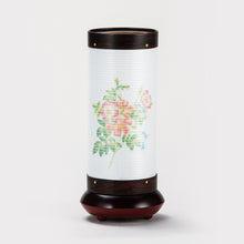 画像をギャラリービューアに読み込む, 宝生360<br>創作提灯/回転灯<br>絹二重/木製<br>盆提灯/岐阜県産