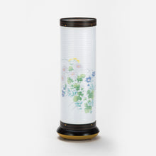 画像をギャラリービューアに読み込む, 宝生570<br>創作提灯/回転灯<br>絹二重/木製<br>盆提灯/岐阜県産