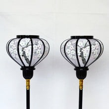 画像をギャラリービューアに読み込む, 雪洞(対)【菊燈木製】<br>10号~16号 6種類<br>薄墨桜/岐阜県産<br> 桃の節句/雛人形