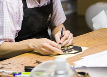 画像をギャラリービューアに読み込む, 新九子弓張【和紙】<br>② ロゴ・文字(正面)<br>オリジナル提灯