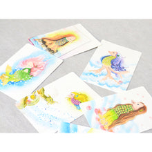 画像をギャラリービューアに読み込む, アマビエ和紙はがき<br>3枚セット② 美濃和紙<br>光触媒/ポストカード