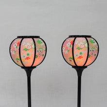 画像をギャラリービューアに読み込む, 雪洞(対)【なつめ式】<br>9号~11号 3種類<br>やよい桜<br> 桃の節句/雛人形