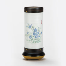 画像をギャラリービューアに読み込む, 宝生360<br>創作提灯/回転灯<br>絹二重/木製<br>盆提灯/岐阜県産