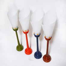 画像をギャラリービューアに読み込む, いろどり燭台45号(1本)<br> 朱・木製<br>【雲竜シート】 燭台型<br>インテリア照明