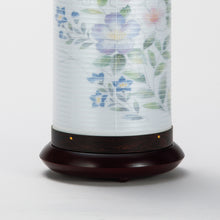 画像をギャラリービューアに読み込む, 宝生750<br>創作提灯/回転灯<br>絹二重/木製<br>盆提灯/岐阜県産