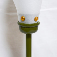 画像をギャラリービューアに読み込む, いろどり燭台45号(1本)<br> みどり・木製<br>【雲竜シート】 燭台型<br>インテリア照明