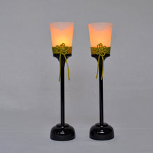 画像をギャラリービューアに読み込む, 油灯(対)<br>緑房【雲竜シート】<br>8号~11号 4種類<br> 節句/雛人形/五月人形