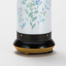 画像をギャラリービューアに読み込む, 宝生530<br>創作提灯/回転灯<br>絹二重/木製<br>盆提灯/岐阜県産