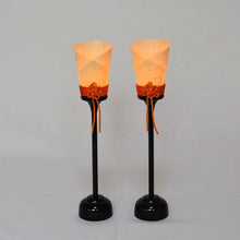 画像をギャラリービューアに読み込む, 油灯(対)<br>オレンジ房【和紙】<br>8号~11号 4種類<br> 節句/雛人形/五月人形