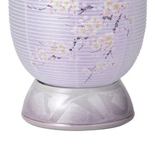 画像をギャラリービューアに読み込む, 宝珠灯480 ② <br>創作提灯/陶器製<br>手描き/絹二重<br>盆提灯/岐阜県産