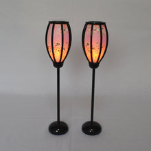 画像をギャラリービューアに読み込む, 雪洞(対)【二条】<br>11号~15号 3種類<br>紫/木製<br> 桃の節句/雛人形