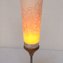 画像をギャラリービューアに読み込む, 美濃和紙のあかり(大)<br>1本/創作燭台<br>インテリア照明/ライト