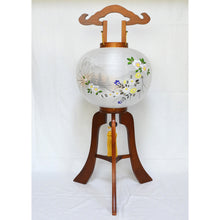 画像をギャラリービューアに読み込む, 大内行灯 12号<br>行徳③【右】<br>木製けやき 絹二重張