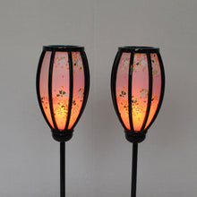 画像をギャラリービューアに読み込む, 雪洞(対)【二条】<br>11号~15号 3種類<br>紫/木製<br> 桃の節句/雛人形