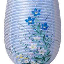 画像をギャラリービューアに読み込む, 宝珠灯480 ② <br>創作提灯/陶器製<br>手描き/絹二重<br>盆提灯/岐阜県産