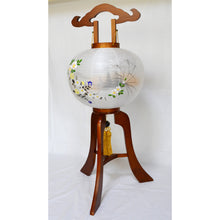 画像をギャラリービューアに読み込む, 大内行灯 12号<br>行徳②【左】<br>木製けやき 絹二重張