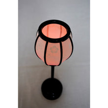 画像をギャラリービューアに読み込む, 雪洞(対)【桃山】<br>9号 白梅ピンクぼかし<br> 桃の節句/雛人形