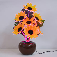 画像をギャラリービューアに読み込む, ひまわり<br> イルミネーション造花<br> 仏花/盆提灯/インテリア