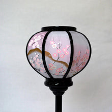 画像をギャラリービューアに読み込む, 雪洞(対)【黒塗り】<br>2号~5号 4種類<br>梅山水<br> 木製/桃の節句/雛人形