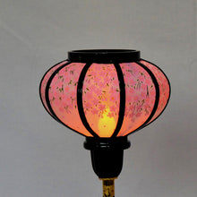 画像をギャラリービューアに読み込む, 雪洞(対)【菊燈木製】<br>10号~16号 6種類<br>ピンク桜/岐阜県産<br> 桃の節句/雛人形