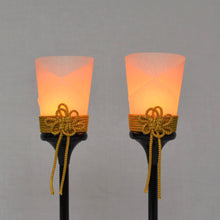 画像をギャラリービューアに読み込む, 油灯(対)<br>黄色房【雲竜シート】<br>8号~11号 4種類<br> 節句/雛人形/五月人形