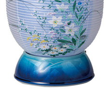 画像をギャラリービューアに読み込む, 宝珠灯480 ② <br>創作提灯/陶器製<br>手描き/絹二重<br>盆提灯/岐阜県産