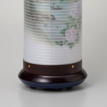 画像をギャラリービューアに読み込む, 宝生750<br>創作提灯/回転灯<br>絹二重/木製<br>盆提灯/岐阜県産