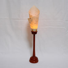 画像をギャラリービューアに読み込む, いろどり燭台45号(1本)<br> けやき調・木製<br>【和紙】 燭台型<br>インテリア照明