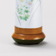 画像をギャラリービューアに読み込む, 宝生530<br>創作提灯/回転灯<br>絹二重/木製<br>盆提灯/岐阜県産