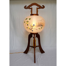 画像をギャラリービューアに読み込む, 大内行灯 12号<br>行徳②【左】<br>木製けやき 絹二重張